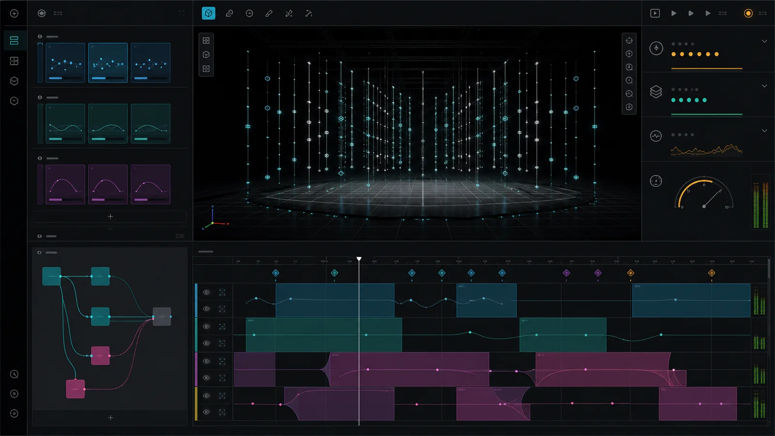 Scene Engine interface visual